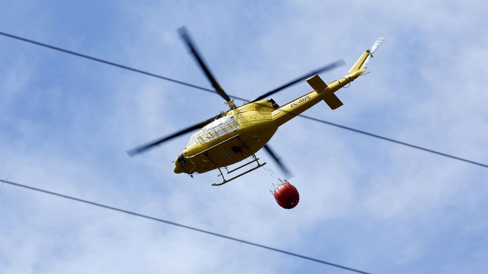 Incendio forestal en Aguasantas