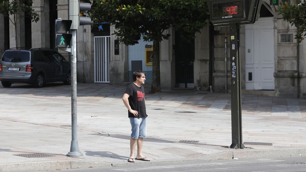 El calor pone a prueba a Ourense