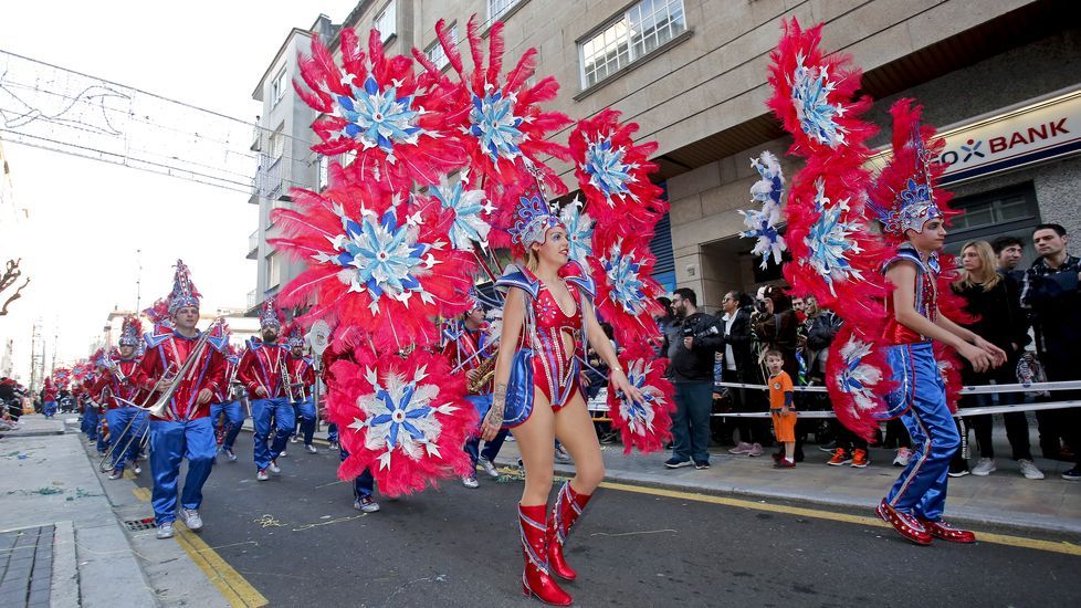 Desfile de Carnaval en Pontevedra