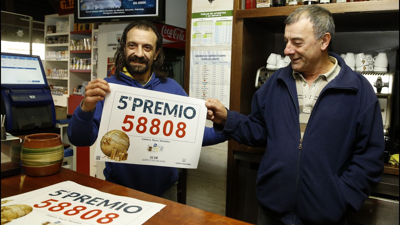 Segundo premio de la Lotería Navidad en Santa Comba