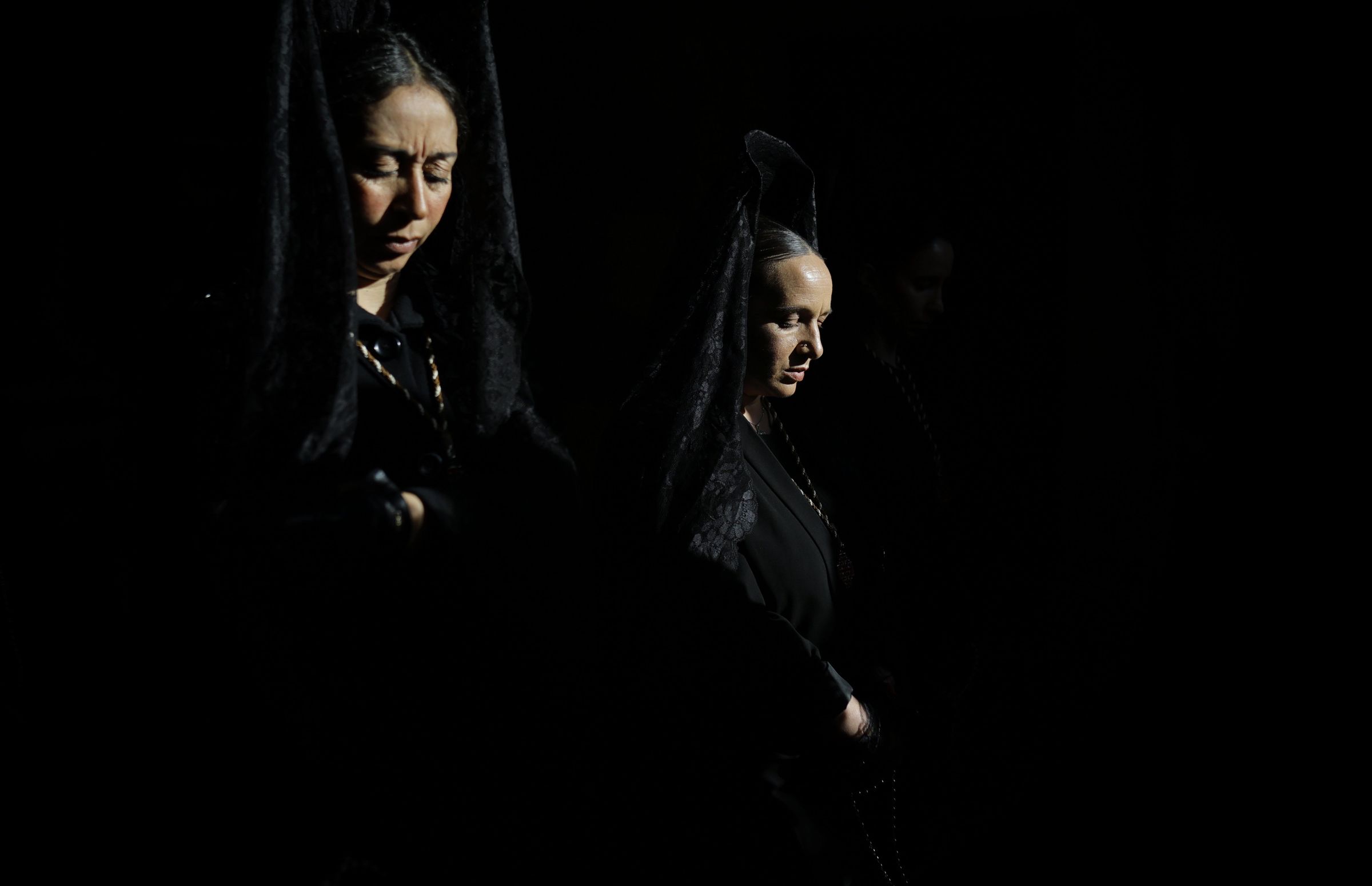 Momento da procesin da Orden Tercera en A Corua. 13/04/2025