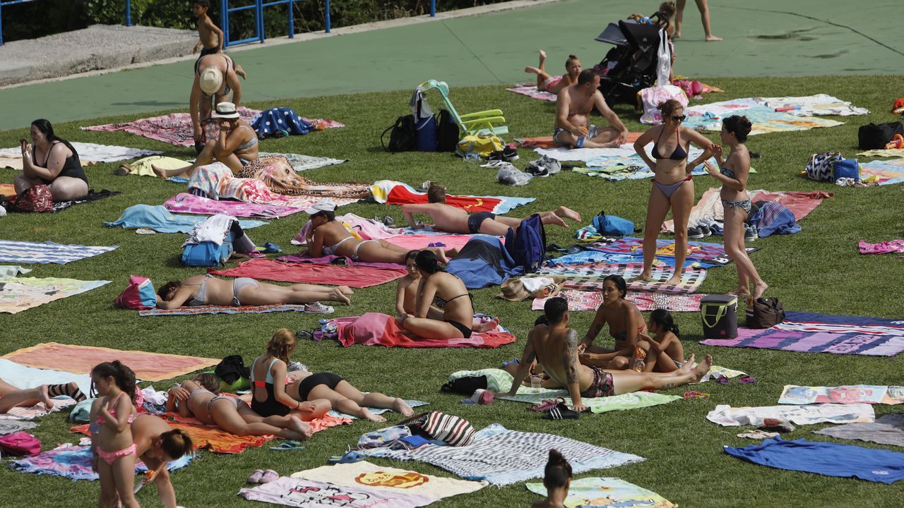 El calor aprieta en Ourense