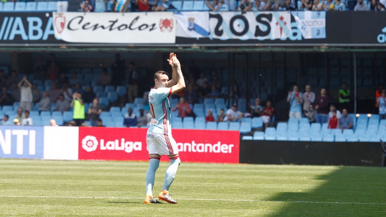 Celta-Levante (4-2) el 19 de mayo del 2018. Doblete de Aspas