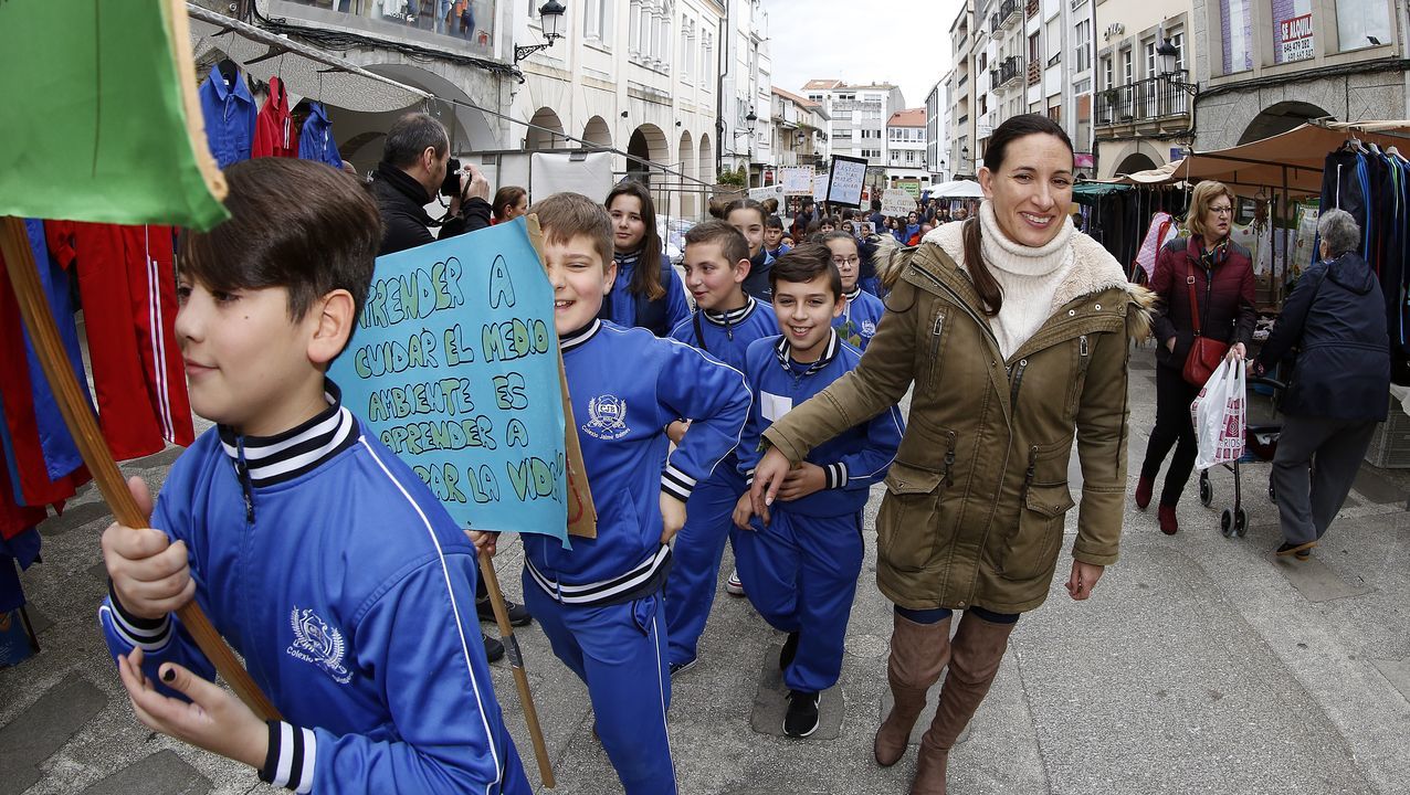 Voz Natura final del colegio Jaime Balmes, entrega de brotes de hortalizas de su huerto escolar 2020