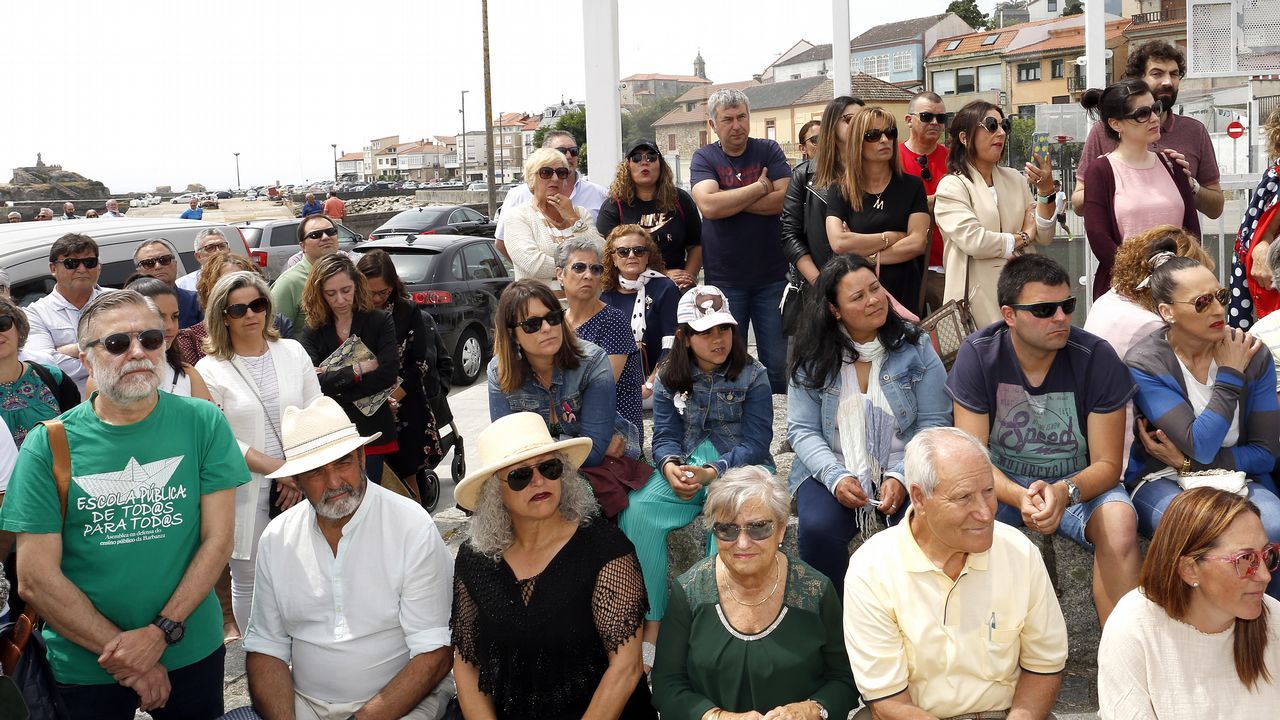 ACTO DEL HOMENAJE A PLACIDO BETANZOS EN EL QUE BAUTIZO´CON SU NOMBRE EL PASEO MARITIMO DE PALMEIRA