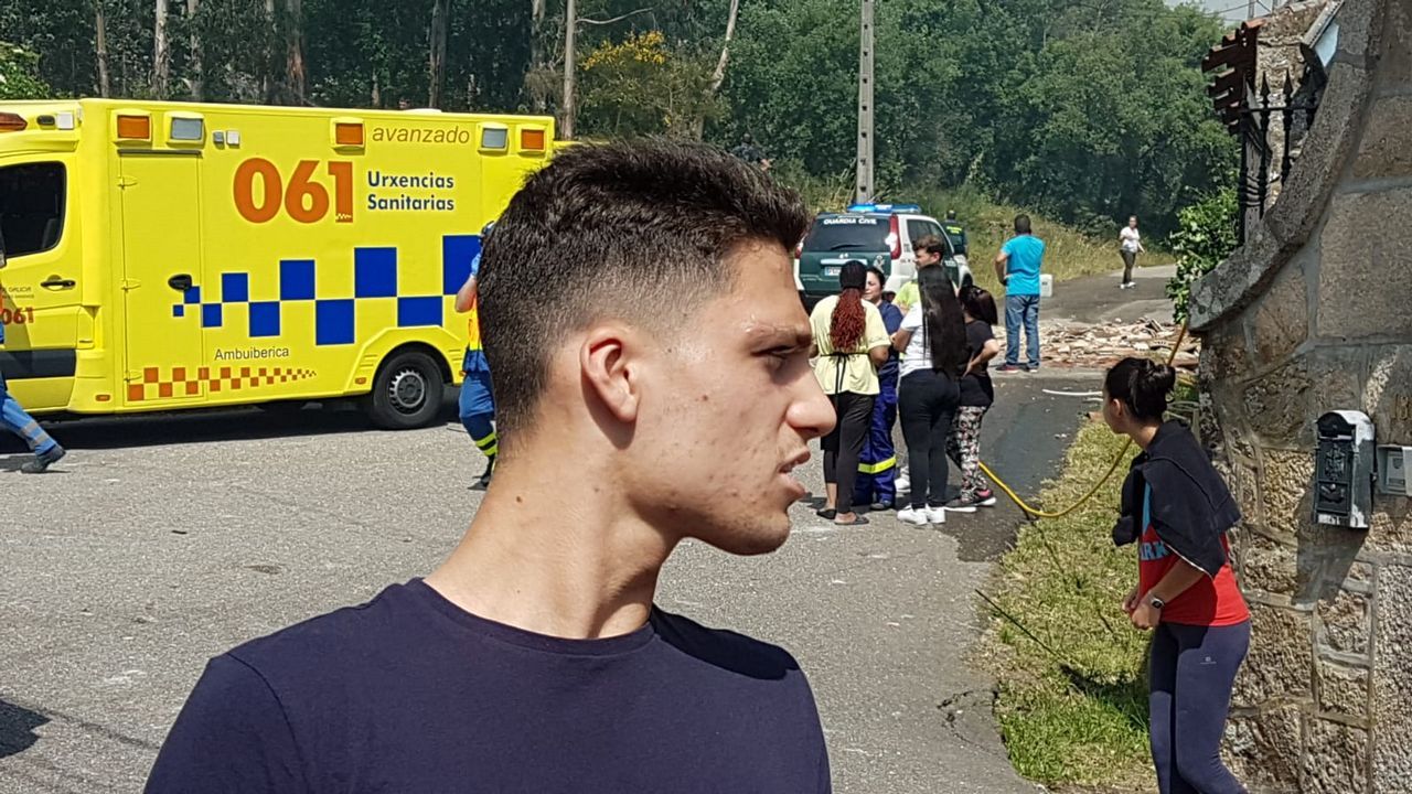 El diá después a la explosión mortal en Tui