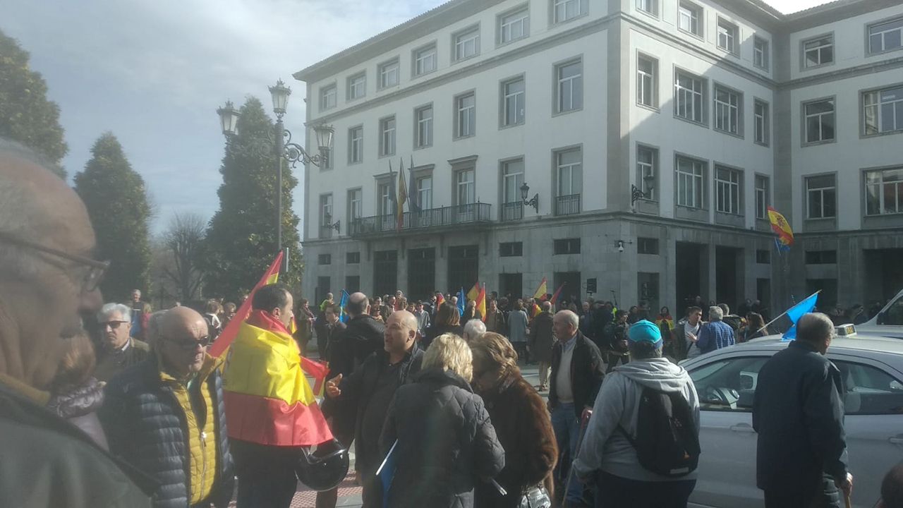 Manifestación por la unidad de España en Oviedo