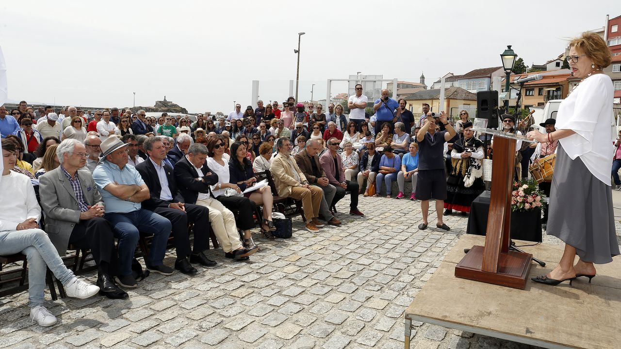 ACTO DEL HOMENAJE A PLACIDO BETANZOS EN EL QUE BAUTIZO´CON SU NOMBRE EL PASEO MARITIMO DE PALMEIRA