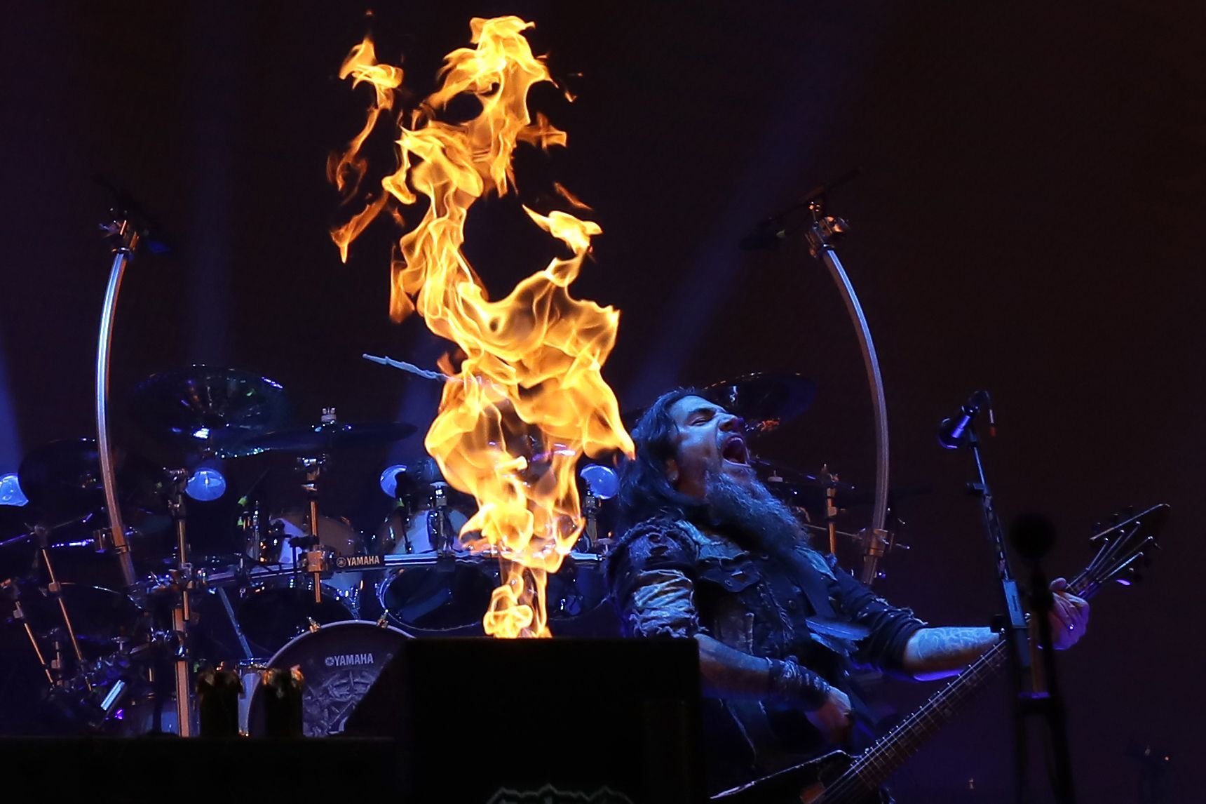 A banda Machine Head durante a sa actuacin no Resu 2024. 26/06/2024