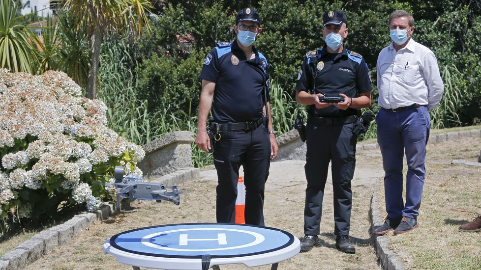 Los drones patrullan Sanxenxo