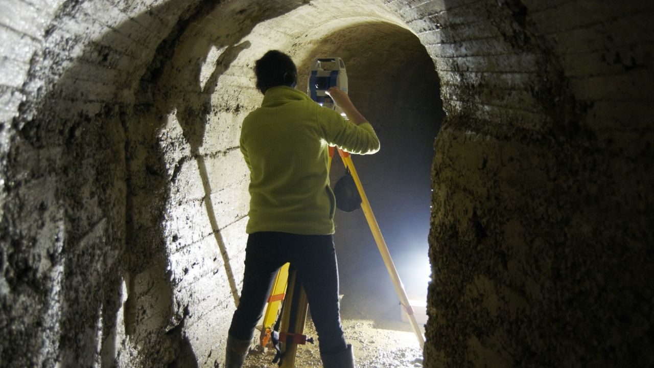 Interior del refugio antiáereo de Cimavilla