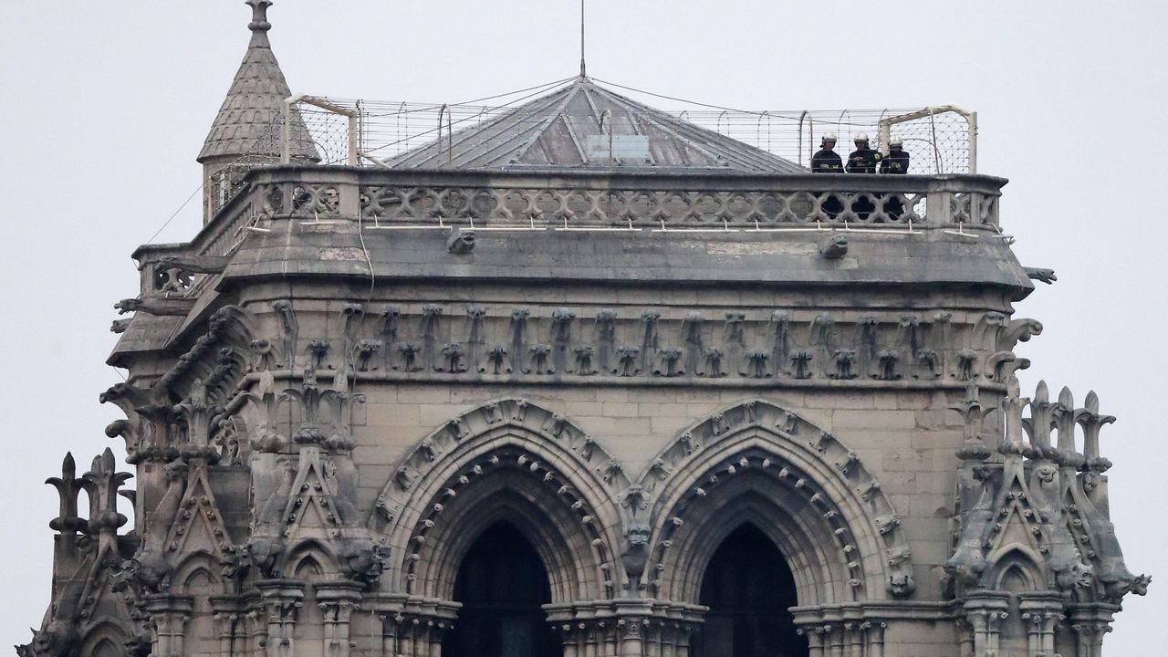 La Catedral de Notre Dame, esta mañana