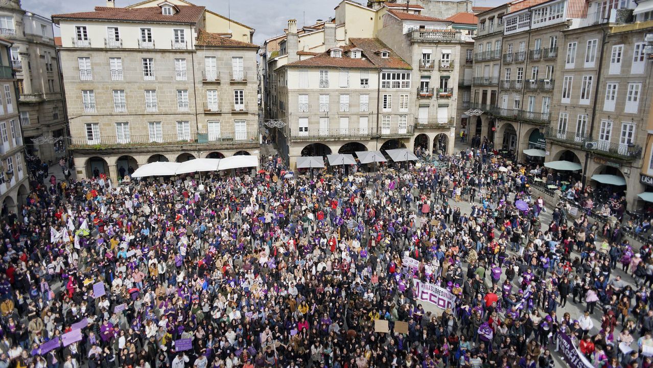 Las imágenes del 8M en Ourense