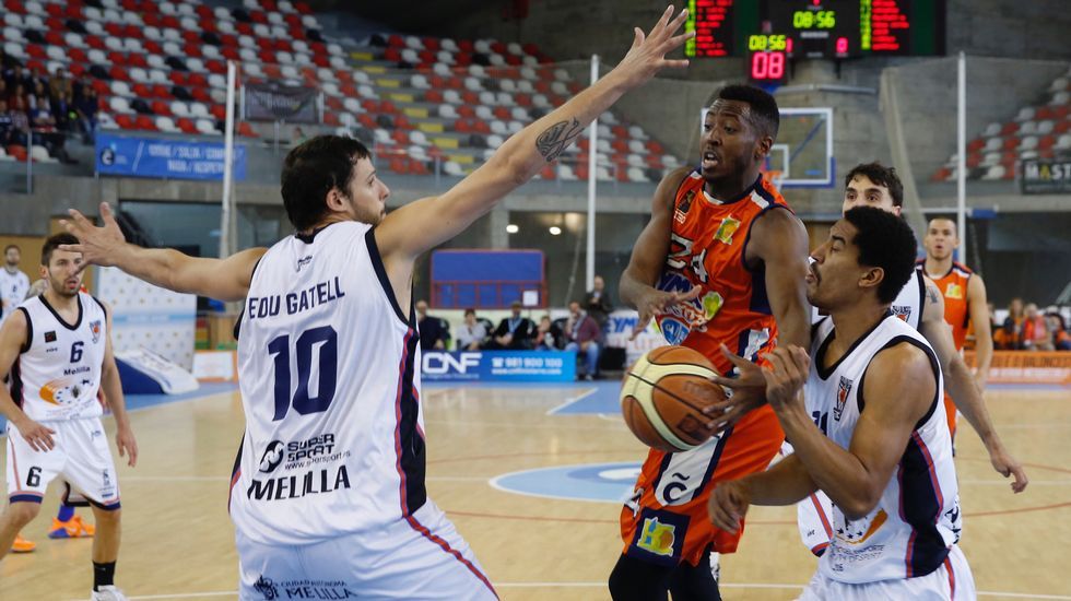 Basquet Coruña- Melilla. Cuarto partido de los play off por el ascenso a la ACB