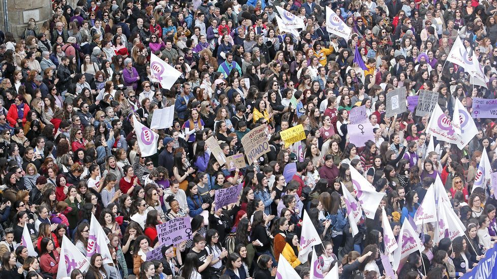 Concentración del 8M. Día de la Mujer