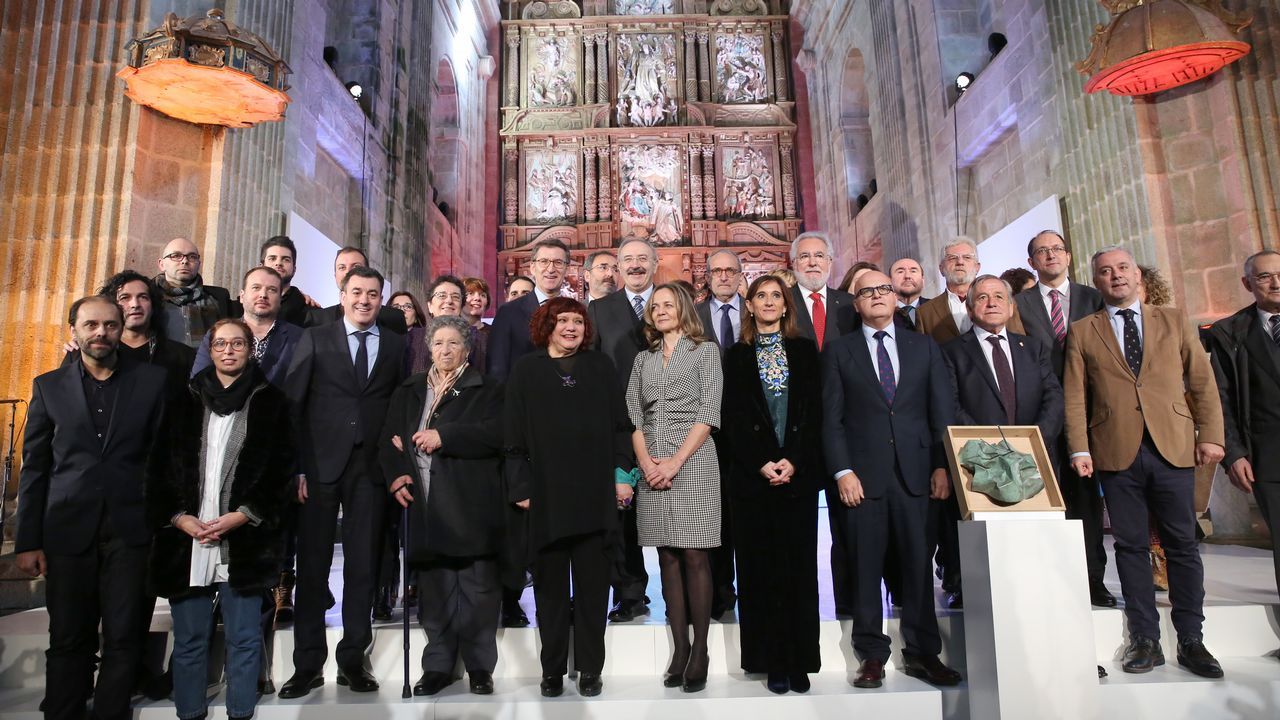 O mosteiro de Montederramo acolleu a entrega dos premios da Cultura Galega