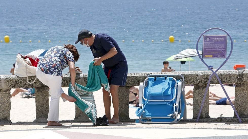 Sanxenxo. Playa de Silgar