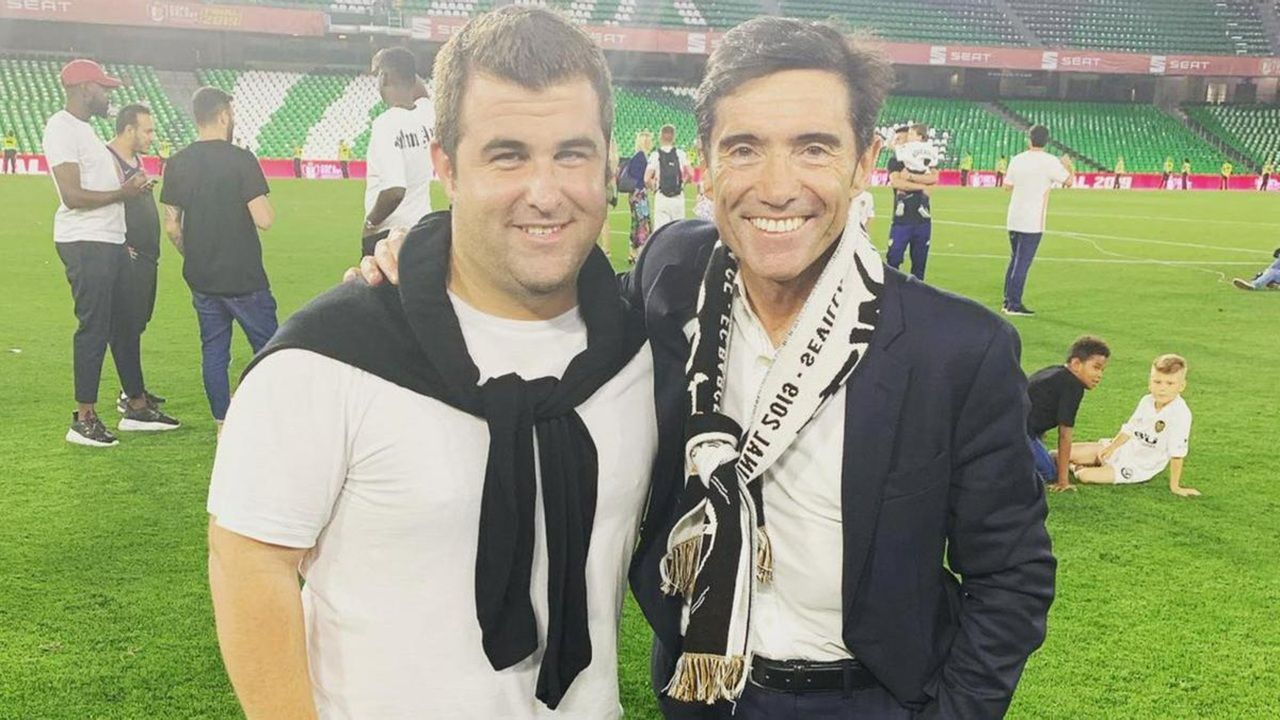 David Fern�ndez, con Marcelino Garc�a Toral