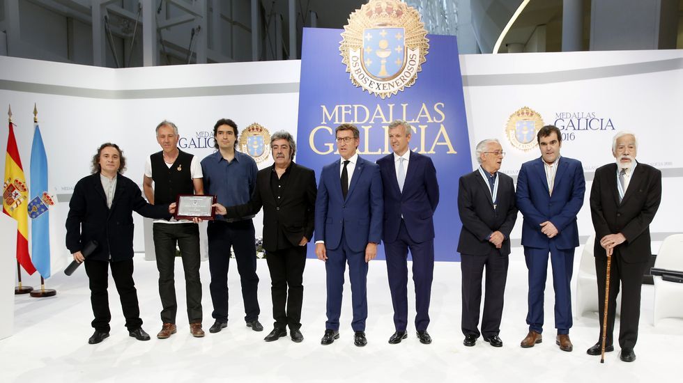 Feijoo en el acto de entrega de las Medallas de Galicia 2016