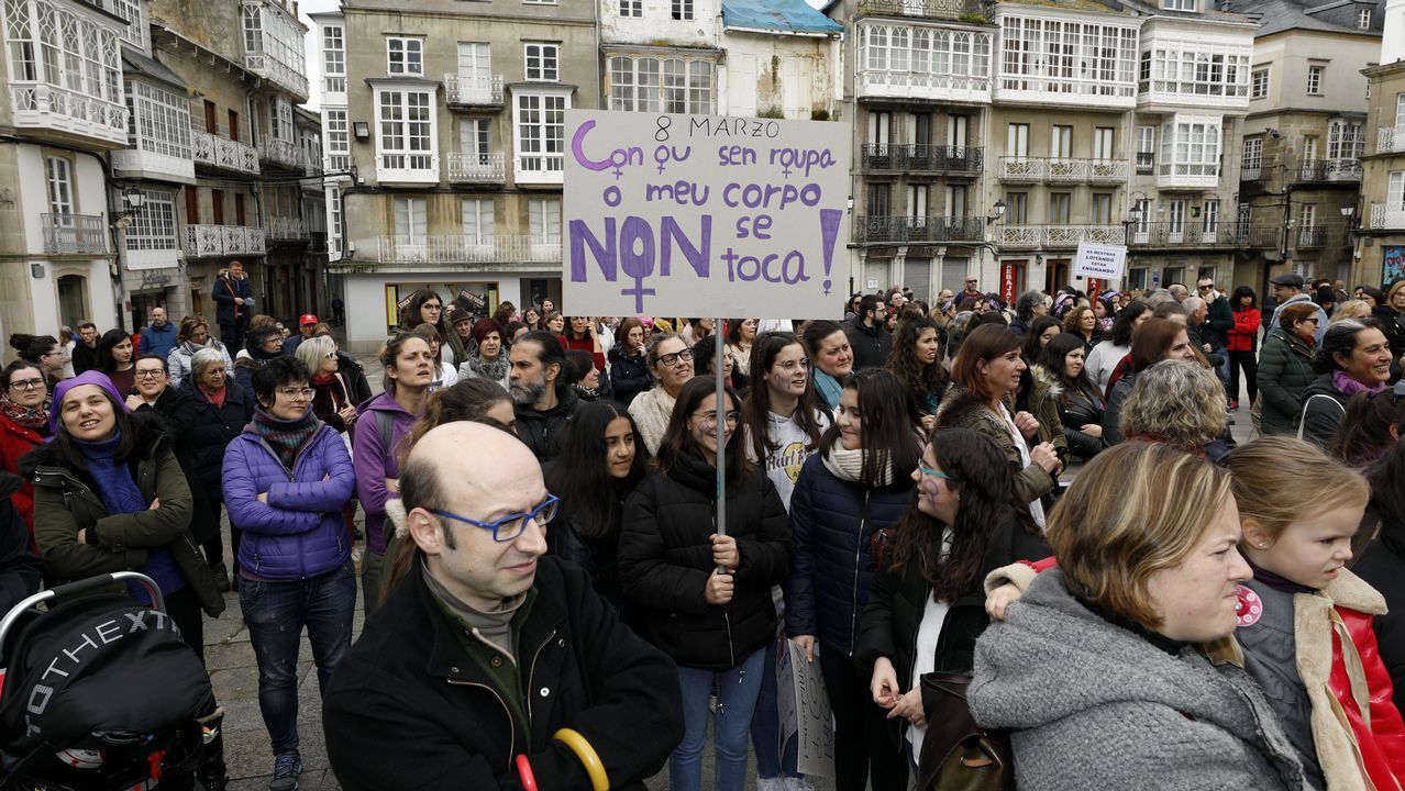 Manifestación por el 8M en Viveiro