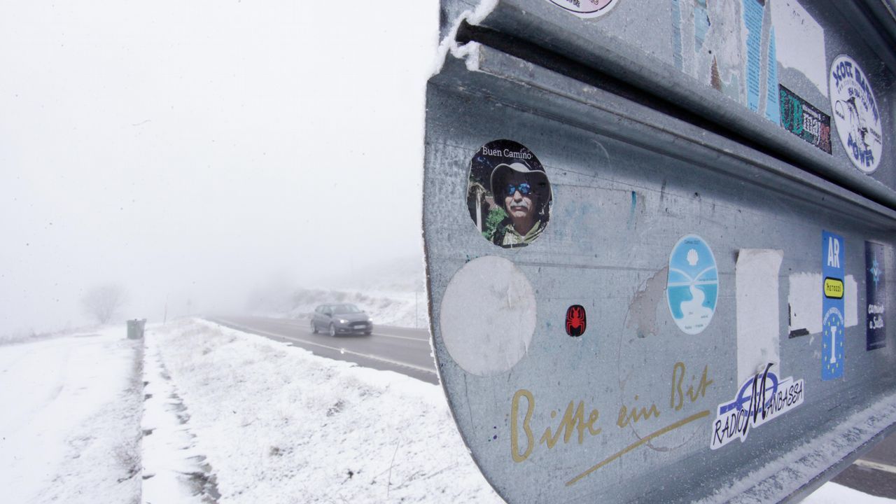Nieve en O Cebreiro