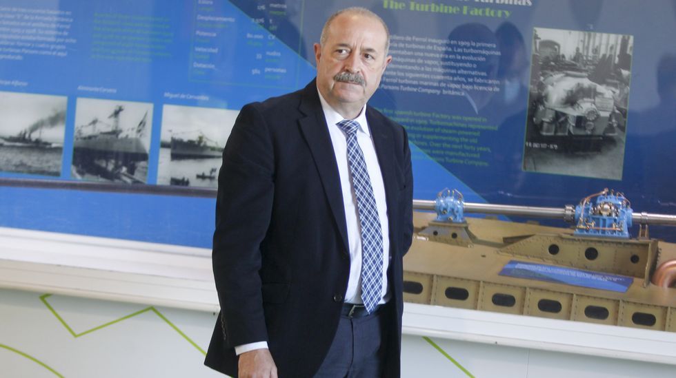 Andrés Cachaza, director de la fábrica de Turbinas