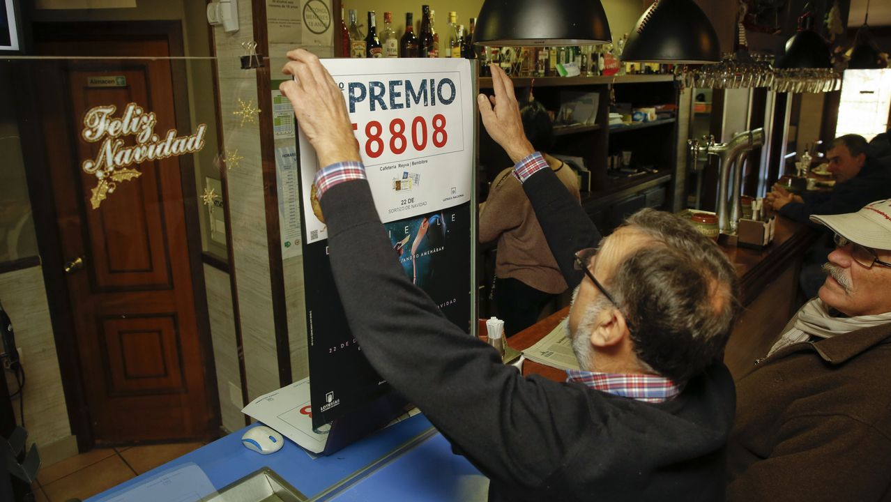 Segundo premio de la Lotería Navidad en Santa Comba