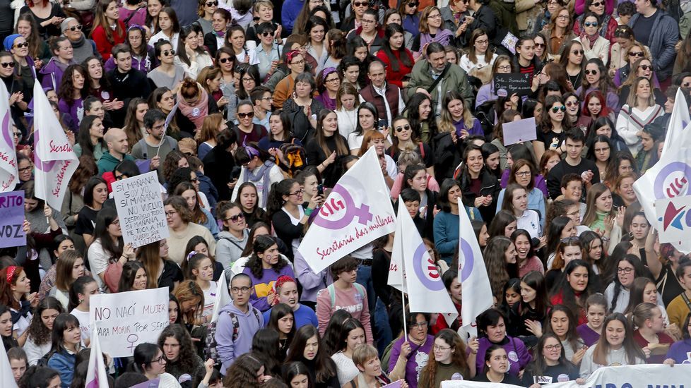 Concentración del 8M. Día de la Mujer