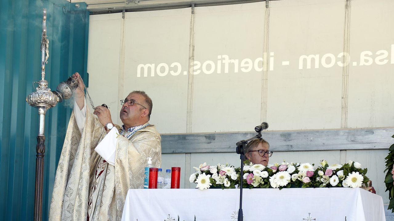Procesión del Carmen en Lampón 2020