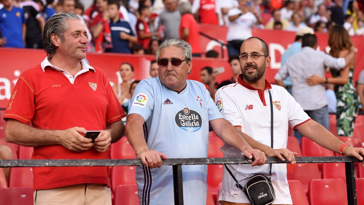 Sevilla-Celta en el Sánchez Pizjuán el 30 de agosto del 2019, tercer jornada (1/19)
