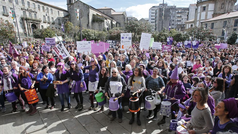 Condentración del 8M. Día de la Mujer