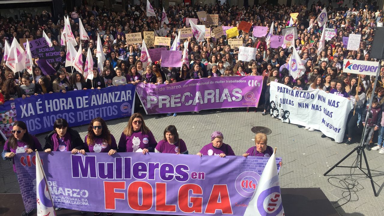 Concentración del 8M. Día de la Mujer
