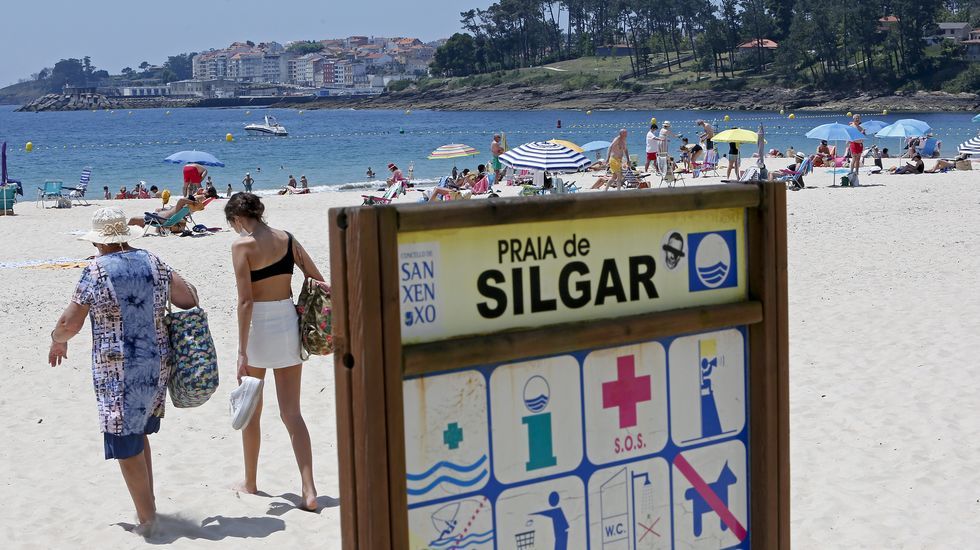 Sanxenxo. Playa de Silgar