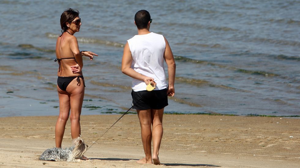 Día de playa en Vilagarcía