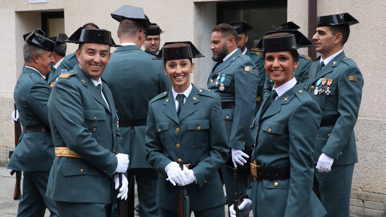 ACTO INSTITUCIONAL CASTRENSE DEL DÍA DEL PILAR.Los guardias civiles celebraron el día de su patrona en la Comandancia. El instituto celebra este año los treinta de entrada de la mujer en el cuerpo de seguridad