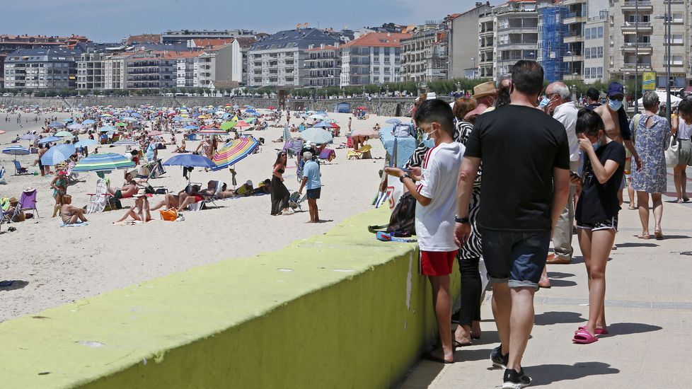 Sanxenxo. Playa de Silgar