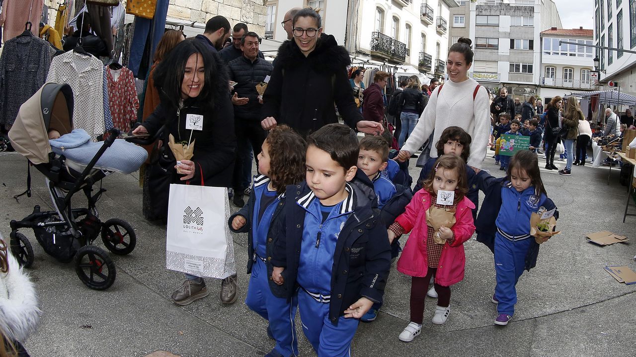 Voz Natura final del colegio Jaime Balmes, entrega de brotes de hortalizas de su huerto escolar 2020