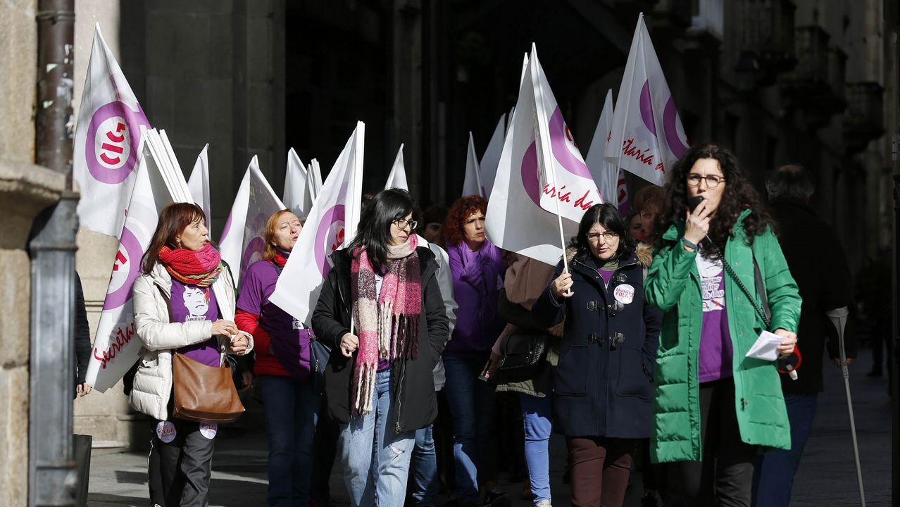 Las imágenes del 8M en Ourense