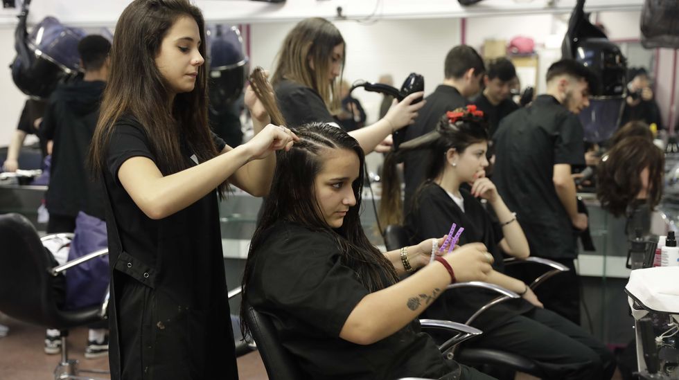 Ciclo de FP básica en el CIFP Someso (A Coruña)