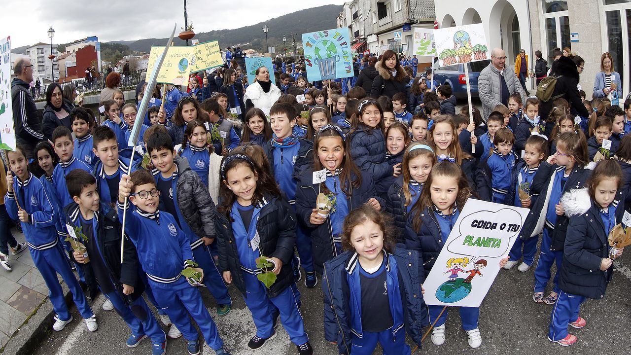 Voz Natura final del colegio Jaime Balmes, entrega de brotes de hortalizas de su huerto escolar 2020