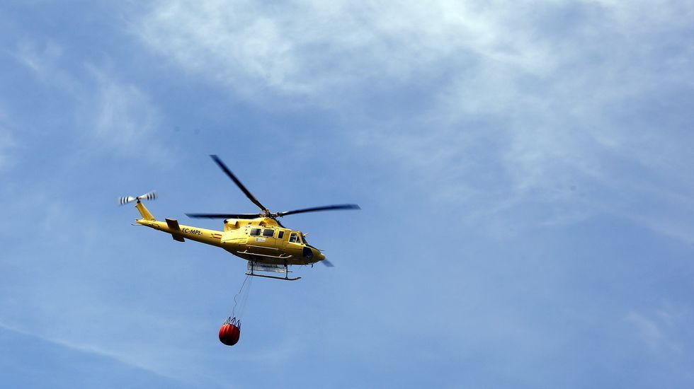 Incendio forestal en Aguasantas