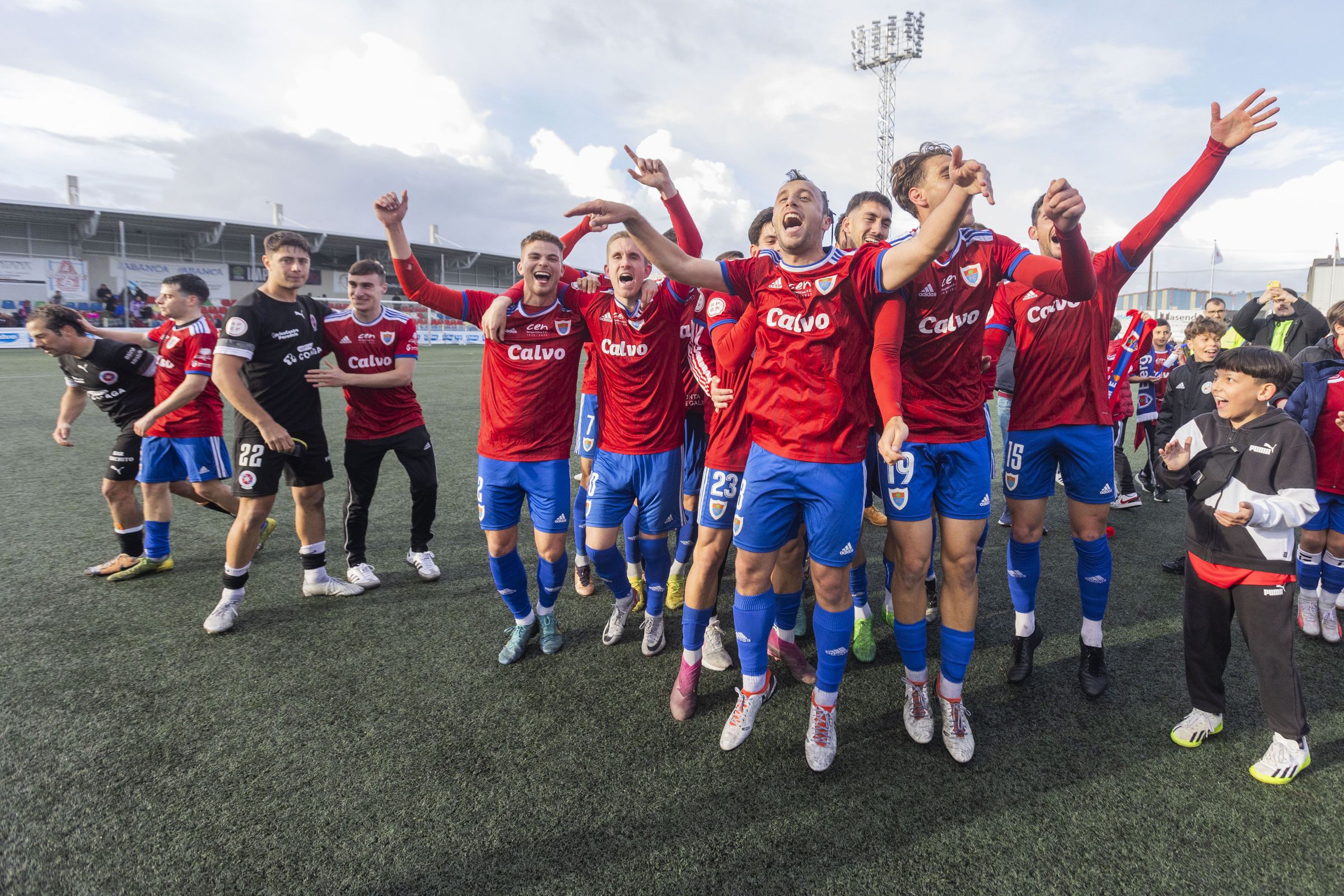 O Berganti�os regresa a Segunda RFEF un ano despois por todo o alto. As� o celebraban. 27/04/2024