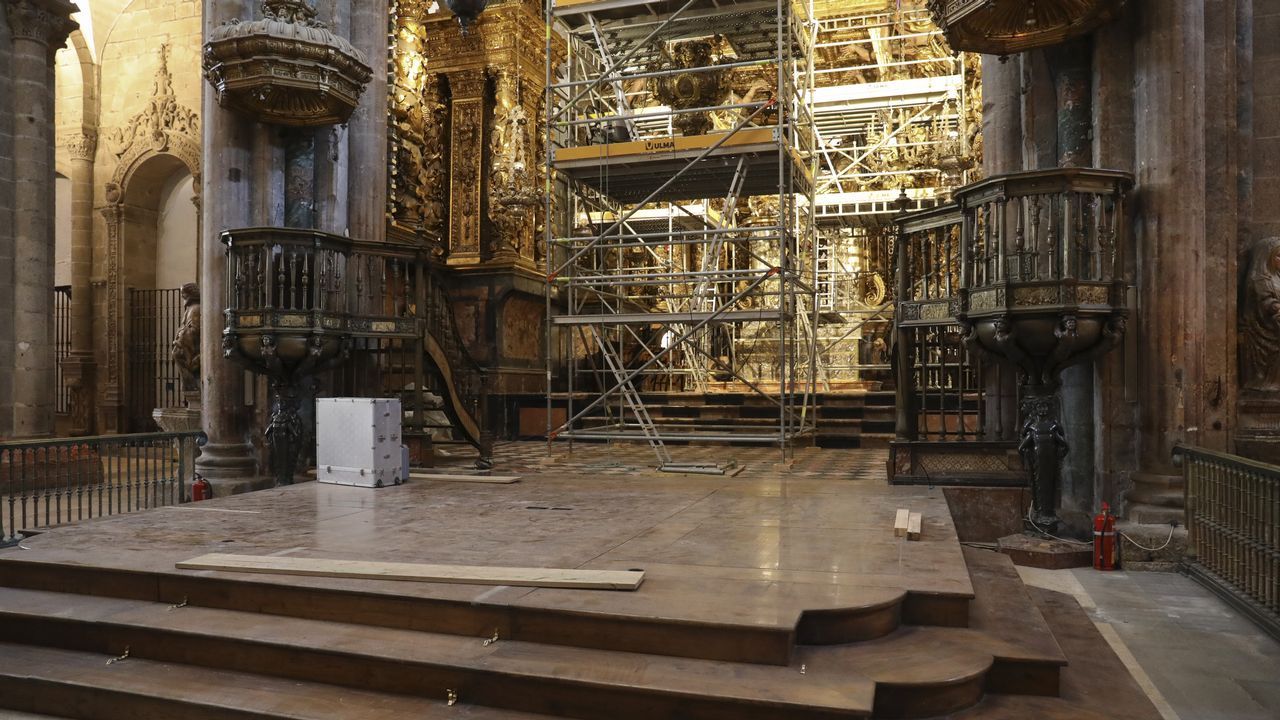 El in�dito aspecto del interior de catedral