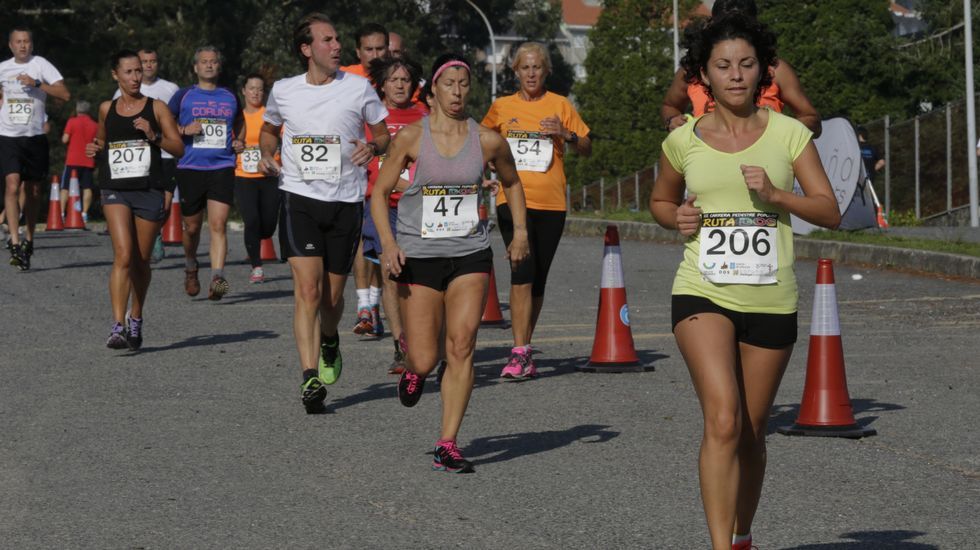 III Carrera pedestre popular Ruta dos en parque de Acea da Ama en Culleredo