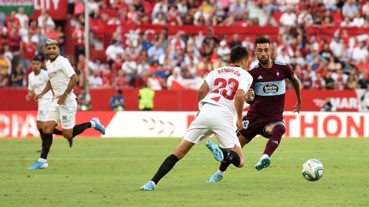 Sevilla-Celta en el Sánchez Pizjuán el 30 de agosto del 2019, tercer jornada (1/19)