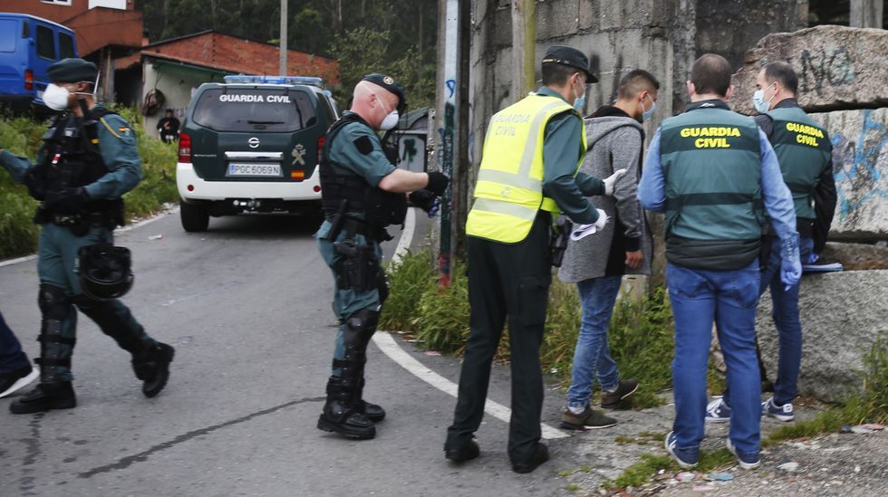Detenciones en O Vao de Arriba