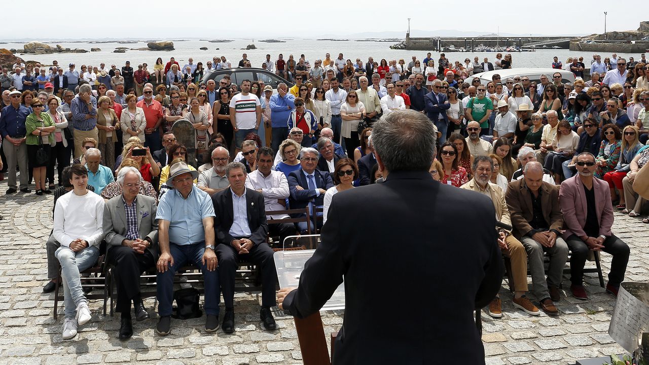 ACTO DEL HOMENAJE A PLACIDO BETANZOS EN EL QUE BAUTIZO´CON SU NOMBRE EL PASEO MARITIMO DE PALMEIRA