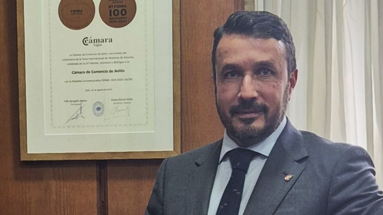 Daniel Gonz�lez, presidente de la C�mara de Comercio de Avil�s