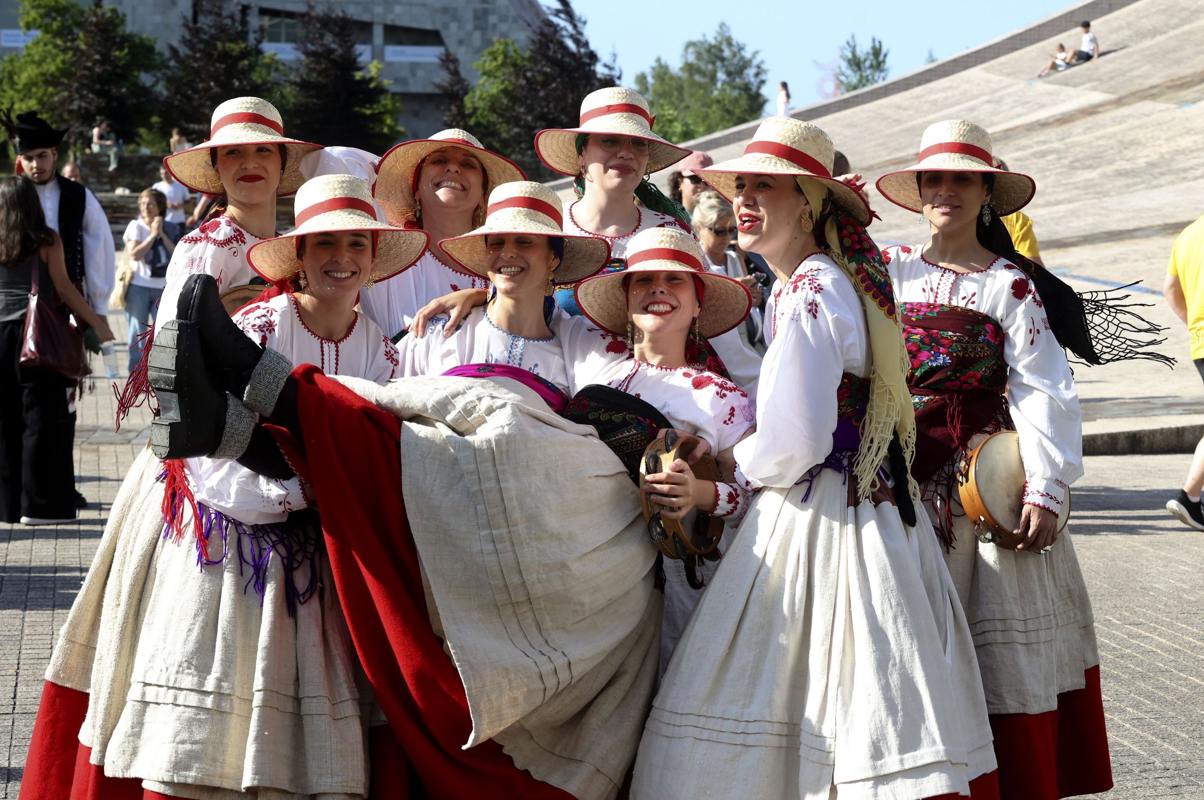 Participantes no Sern 04. Encontro Galego de Cultura Popular na Cidade da Cultura. 22/06/2025