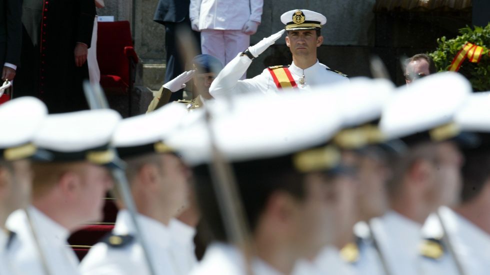 Felipe VI en Marín